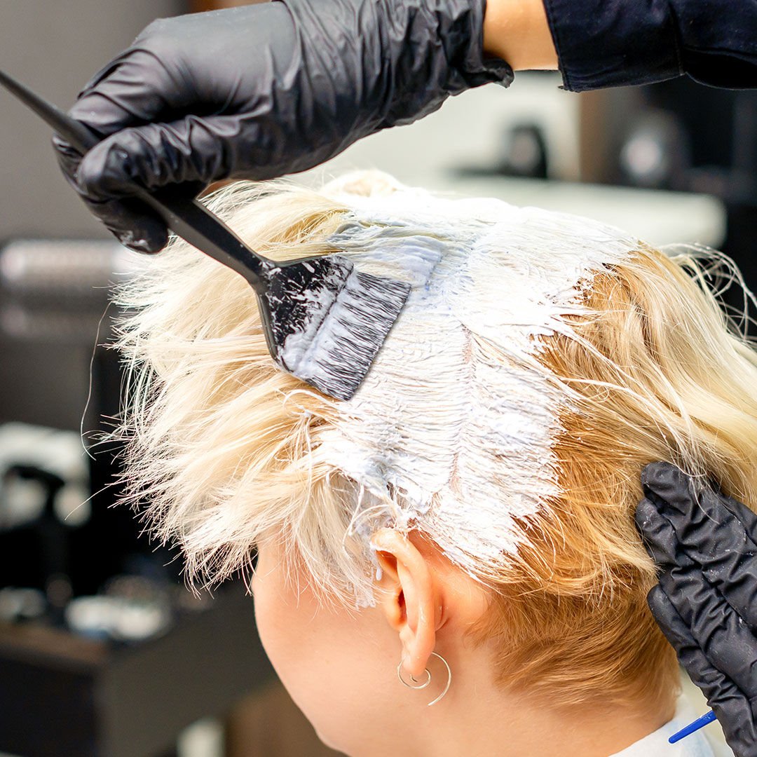 Anwendung zum Entfärben